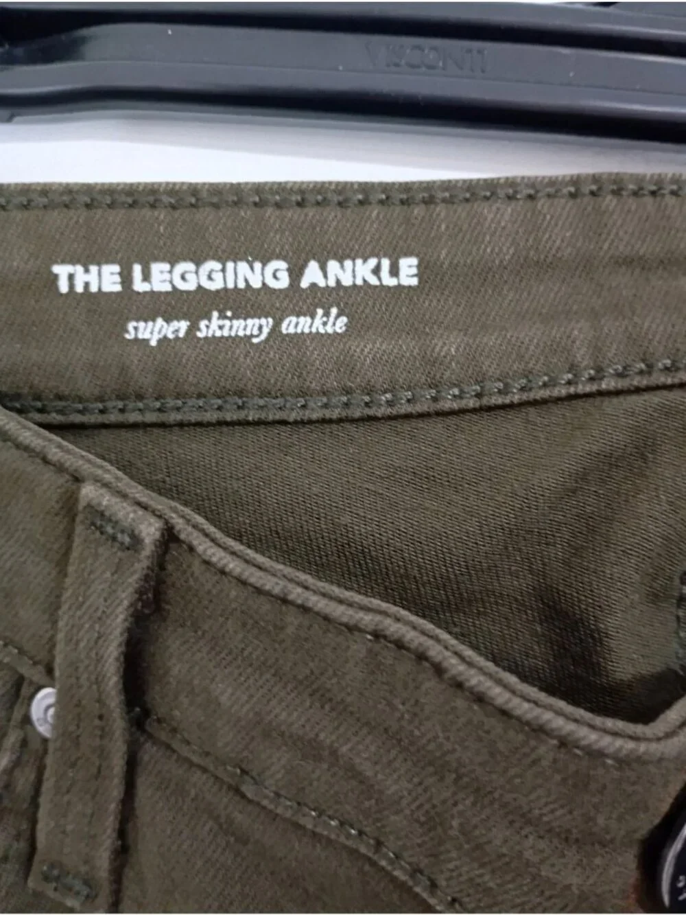 AG Adriano Goldschmied The Legging Ankle Super Skinny Jeans Brown Size 27R